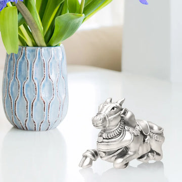 Nandi Maharaj - Antique Silver Idol